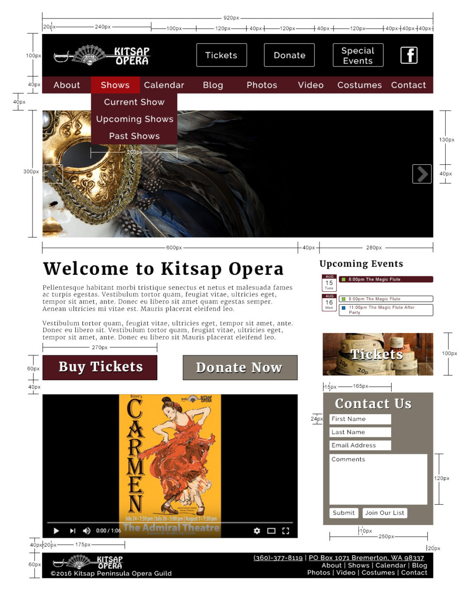 Kitsap Opera Simplified Red Lines